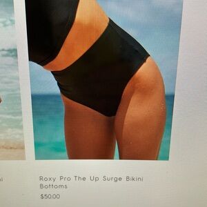Roxy Pro The Up Surge Bikini Bottoms - in sealed packaging